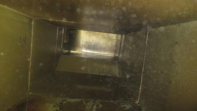 Grease Duct Cleaning - Before